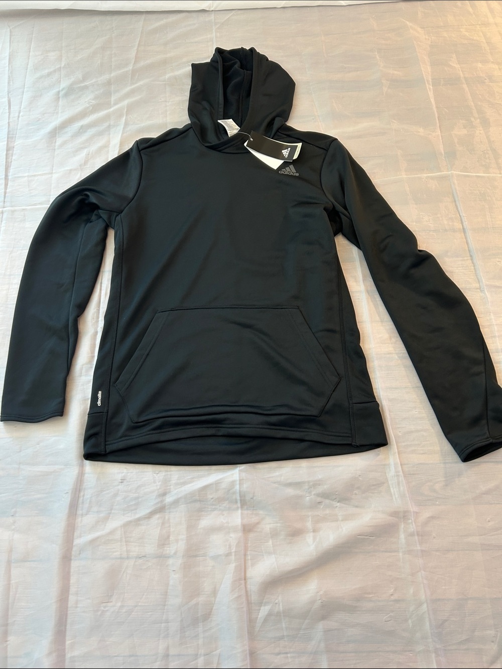 adidas Black Hooded Performance Pullover
